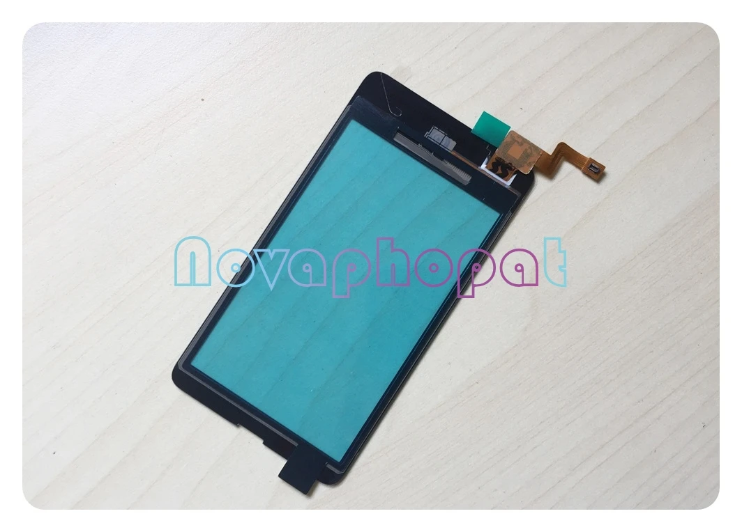 Novaphopat 4.0" Black touchscreen For Nokia X Dual SIM RM-980 Touch Screen Digitizer Front Glass Panel Replacement + tracking |