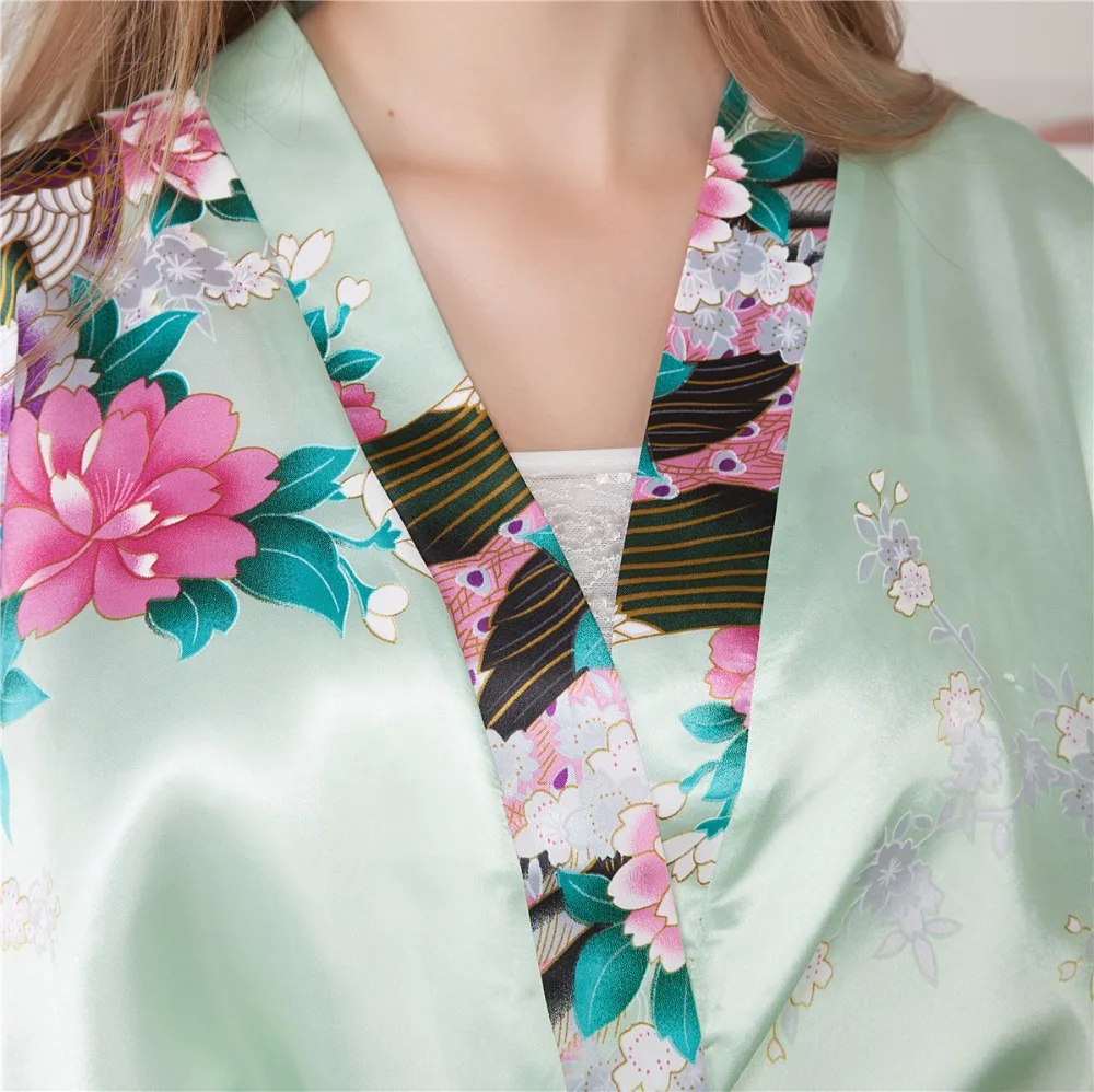 Халат невесты размера плюс свадебное кимоно мини халат для женщин из