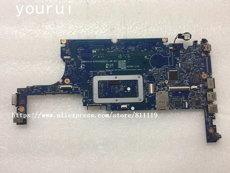 Yourui для HP Elitebook 820 G1 ноутбук материнская плата 76177-601 76177-001 аккумулятор большой