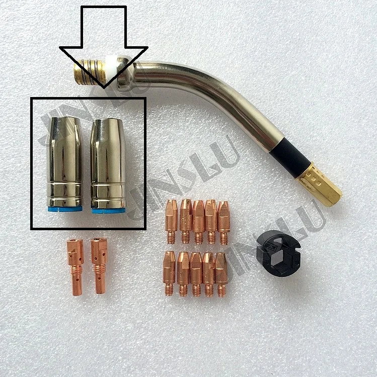 145 0076 Binzel BW стиль MB 25 25AK сопло 3PK для Mig Mag сварочный фонарь расходные материалы mig