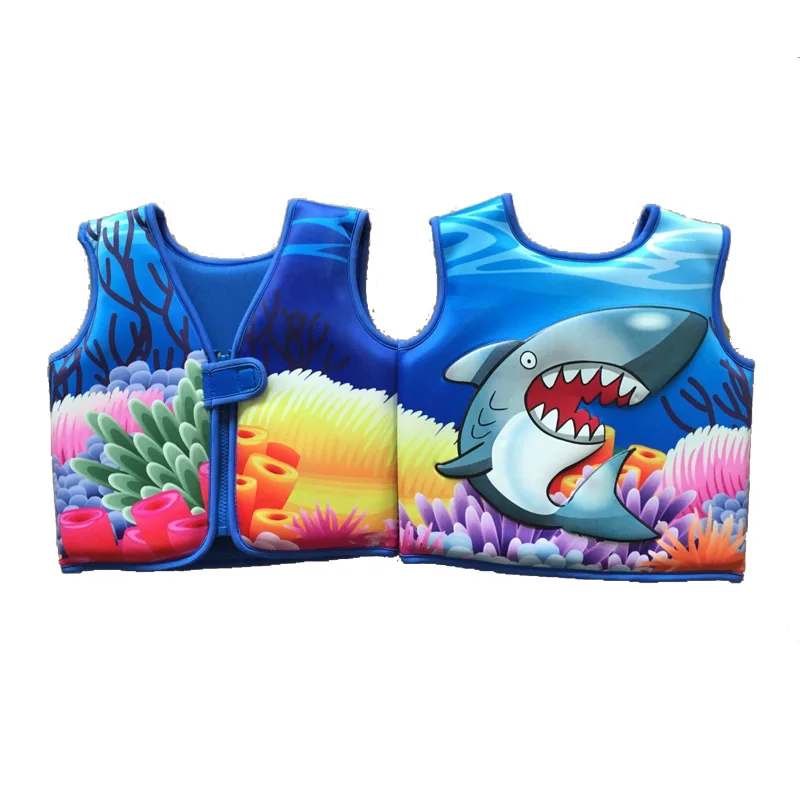 Детский спасательный жилет с 3D принтом Надувное неопреновое Купание и плавание