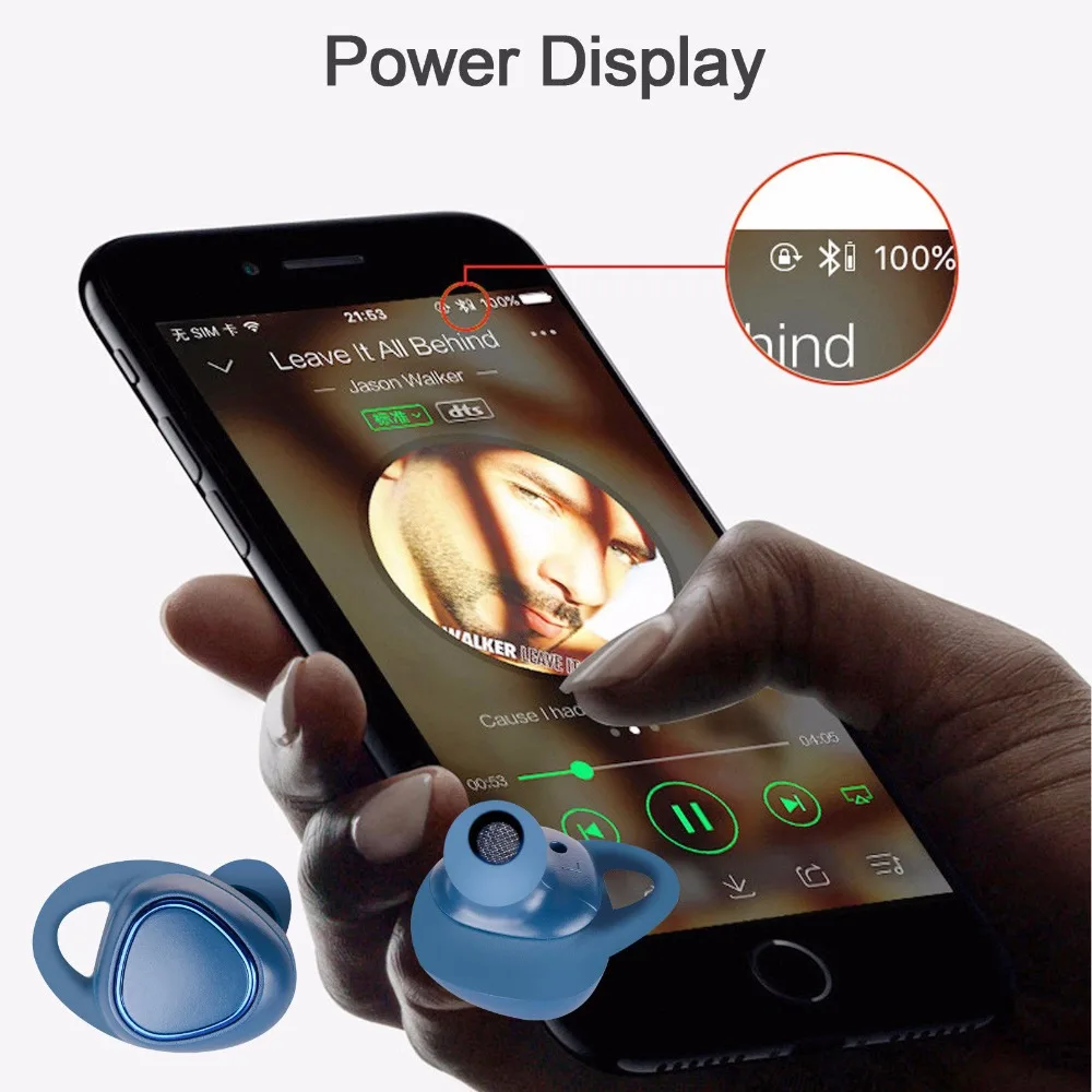 Bluetooth наушники беспроводные True Mini Twins стерео гарнитура V4.1 со встроенным