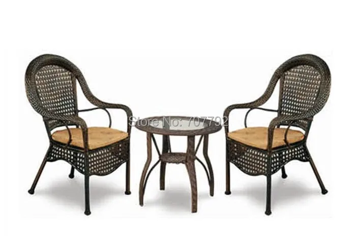 Уличная мебель для патио из ротанга обеденный стол с 2 стульями|patio furniture|rattan