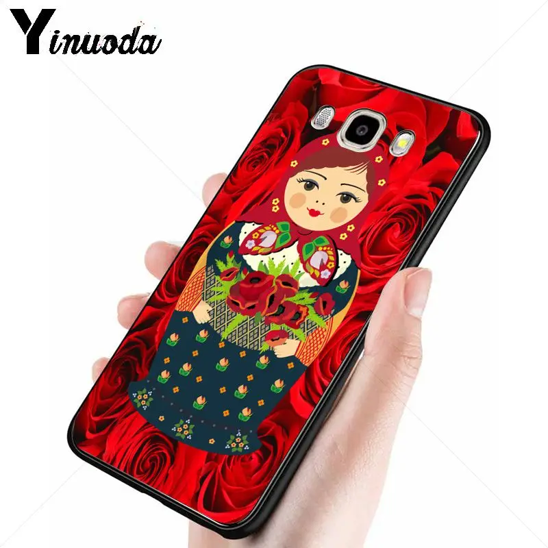 Yinuoda милый чехол для телефона с изображением русских кукол Матрешка Samsung Galaxy j6plus j7