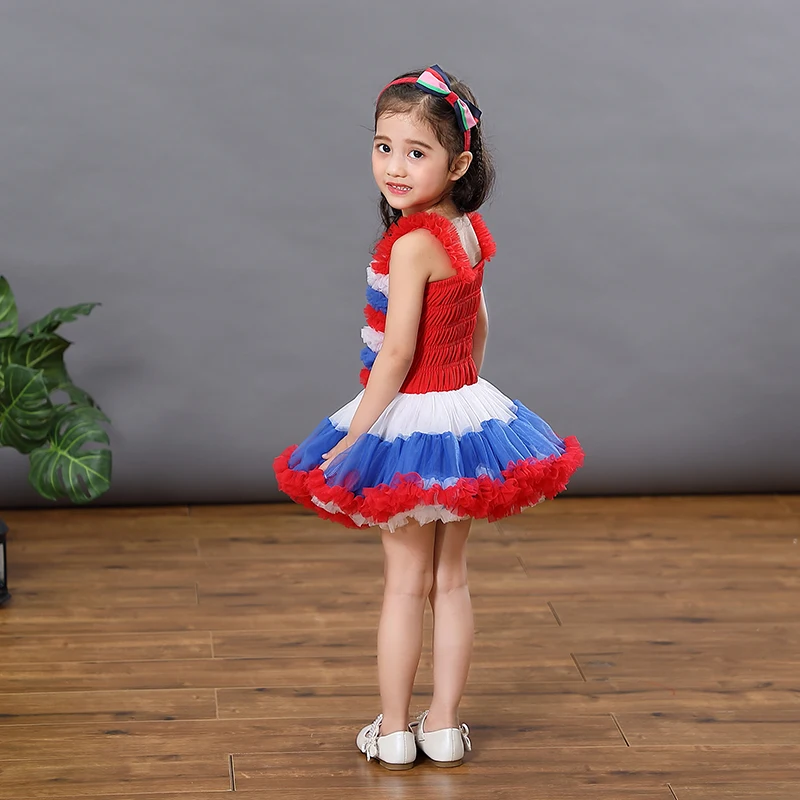 Girls tutu dresses extra fluffy bean pink princess dress Ruffled bubble Birthday Party baby girls clothes Christmas vestido nina | Детская