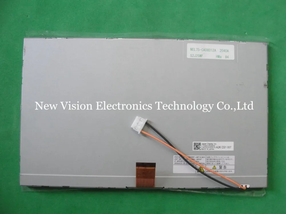 LT090CA08000 NEL75-CA08012A оригинальная A + 9 &quotдюймовая ЖК-панель для Автомобильная