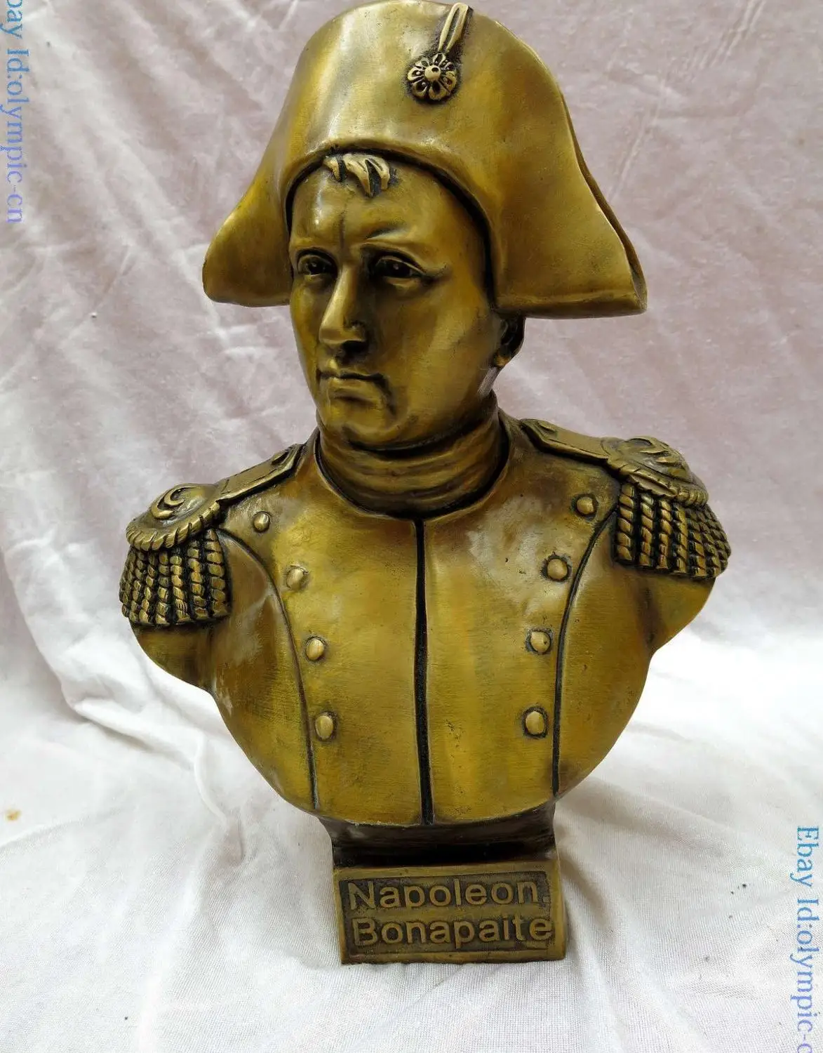 

Fine Brass sculpture China copper Carved beautiful Napoleon Bonaparte Statue
