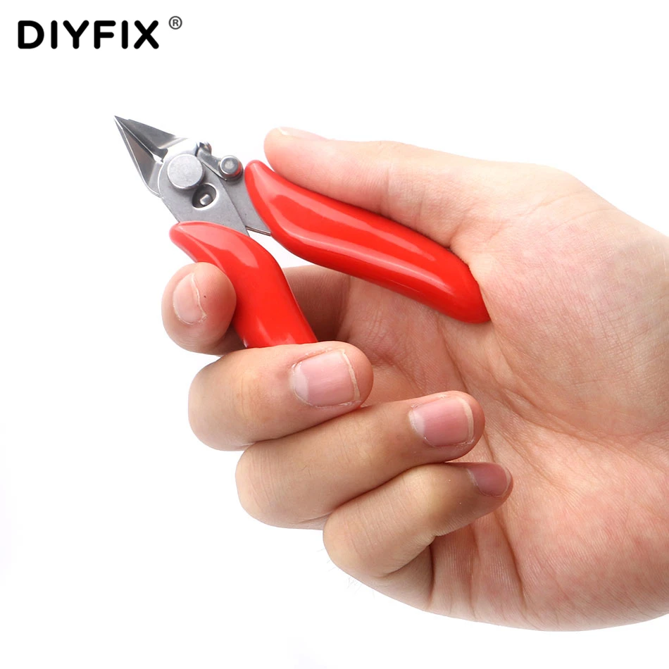 DIYFIX 3 5 &quotмини диагональные режущие плоскогубцы с проводным кабелем боковым