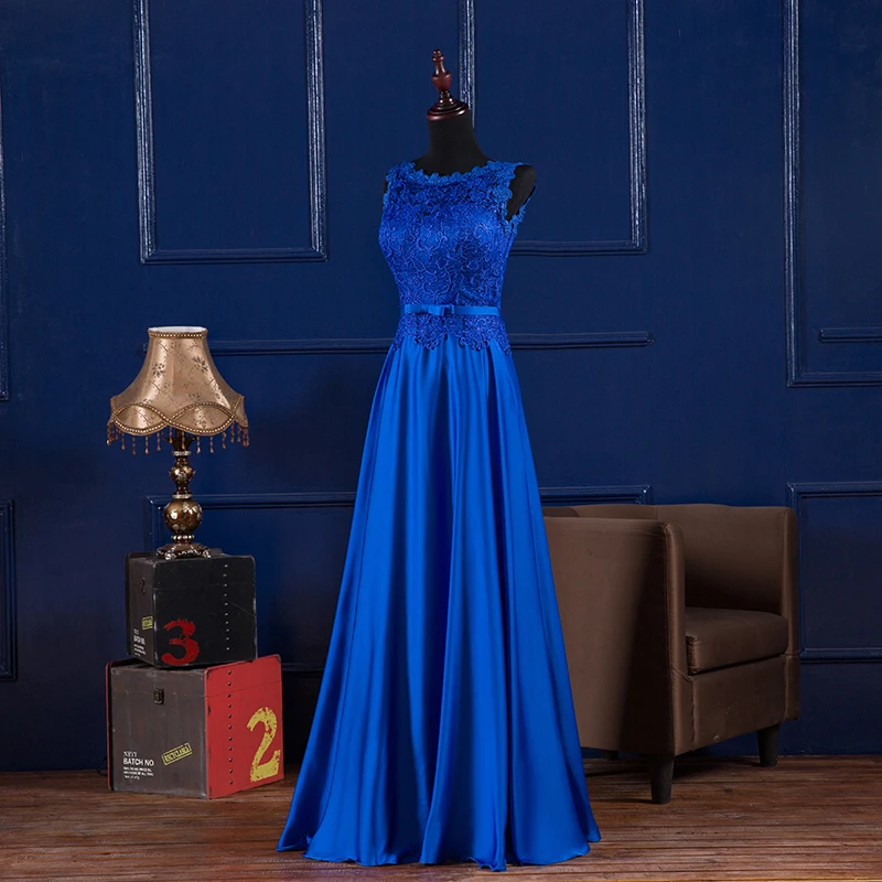 Формальные Вечерние платья Vestido de Festa А-силуэт со шнуровкой сзади Формальное вечернее платье