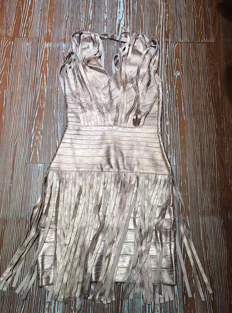 Спагетти ремень платье повязки 2017 multi кисточкой сексуальные Для женщин Bodycon HL