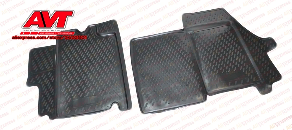 Коврики для Citroen Jumper 2009- 2 шт. резиновые коврики Нескользящие аксессуары салона