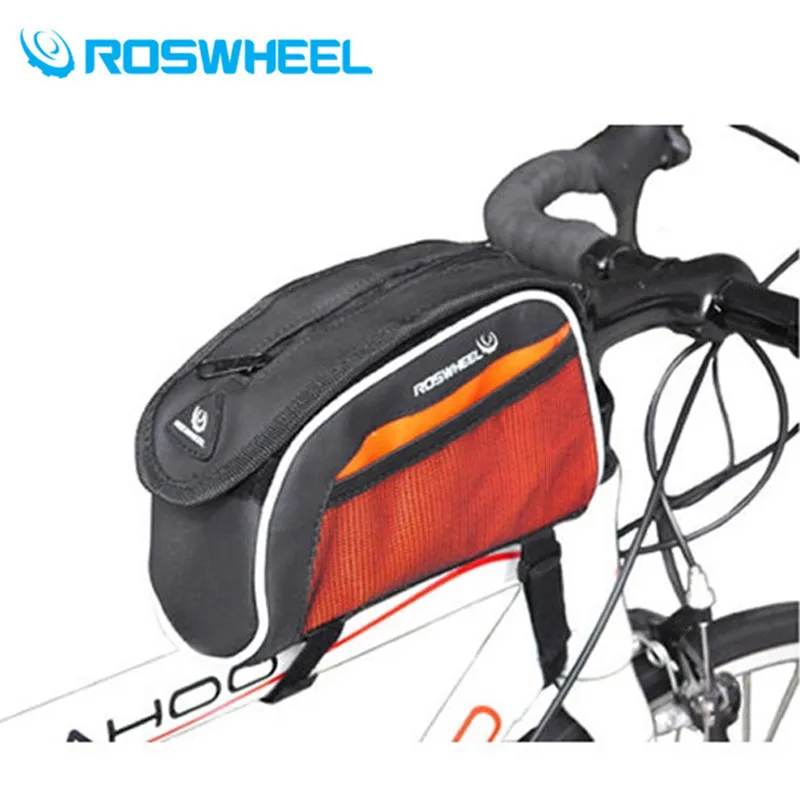 

2 Цвет Новинка; Бесплатная доставка; Roswheel на открытом воздухе горный велосипед трубки посылка велосипедная Рама передней верхней ПВХ сумка-...