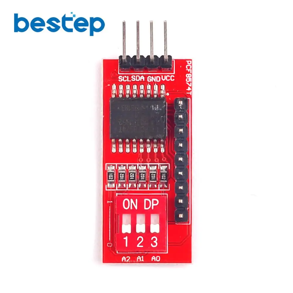 PCF8574 PCF8574T I/O для интерфейса порта I2C Поддержка каскадного расширенного модуля |