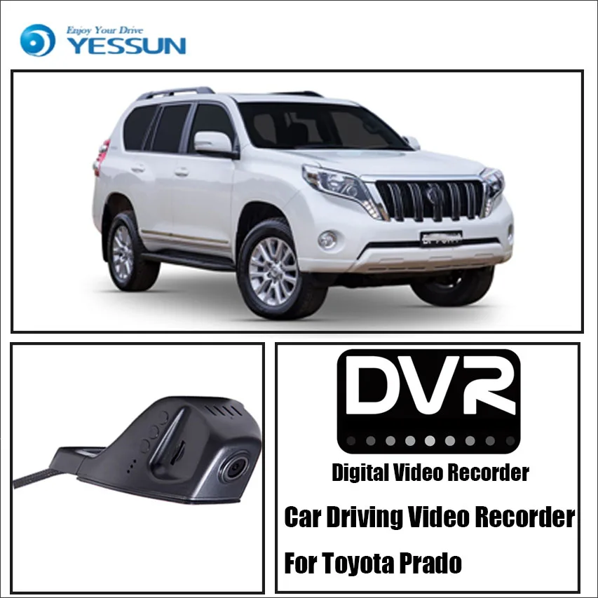 YESSUN для Toyota Prado автомобильный передний видеорегистратор/для iPhone Android управление