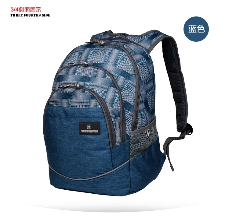 Swisswin Brand High Quality School Bags for Boys Girls Children Backpacks Fashion Casual Double-Shoulder Travel backpack | Багаж и сумки