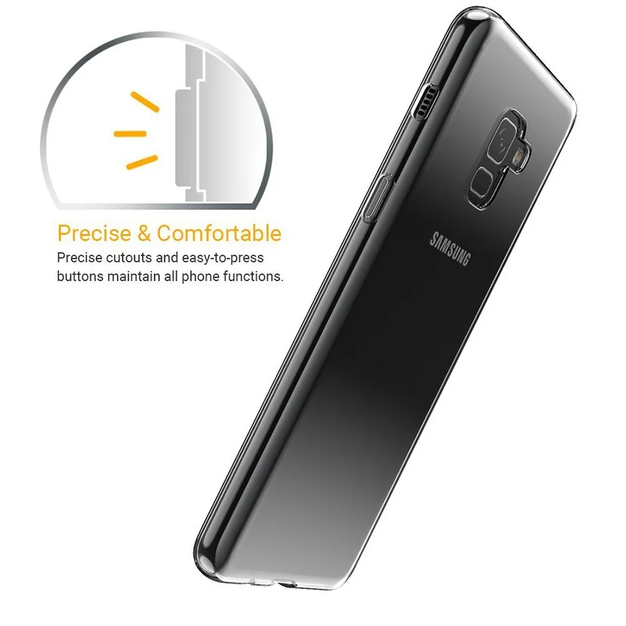 Ультратонкий Мягкий чехол из ТПУ для samsung Galaxy J6 Plus J4 Core J2 Pro J8 2018 J7 2017 J5 2016 J3 2015