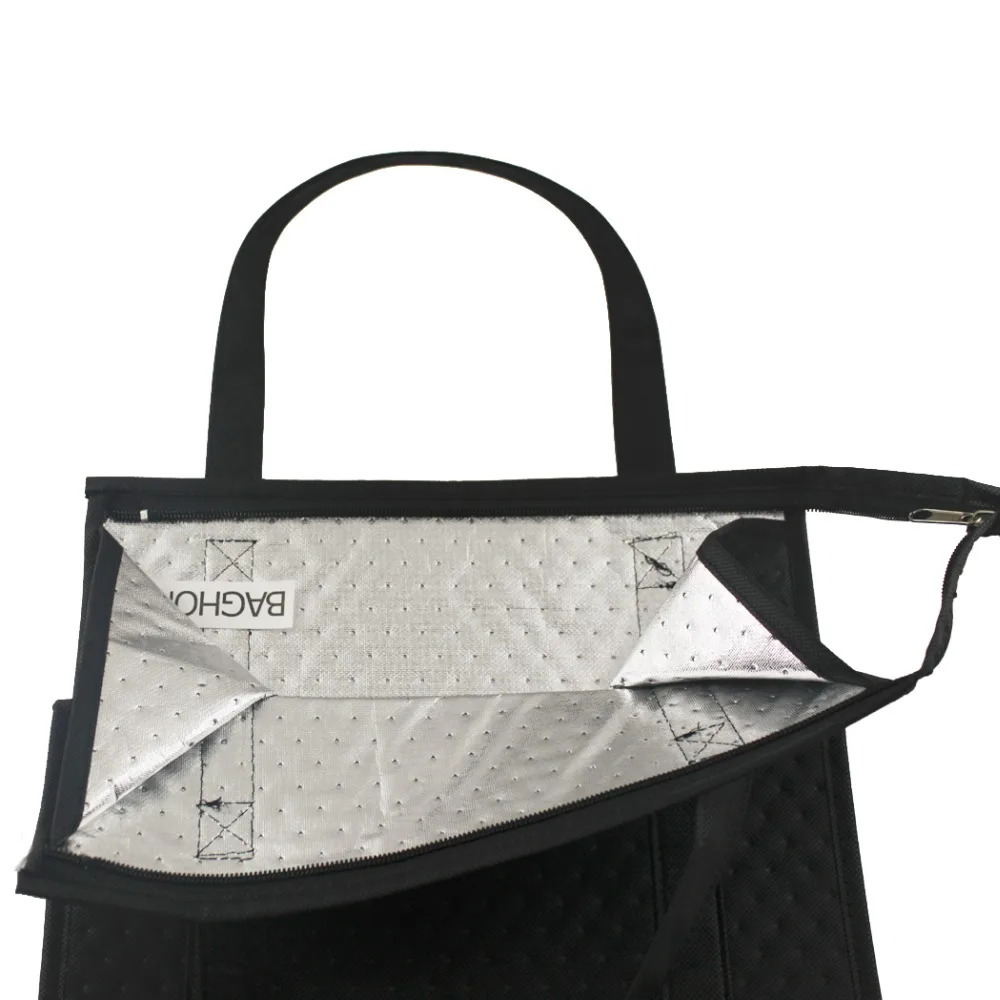 100 шт./лот Термосумка с изоляцией для пищевых продуктов Термосумки вина|insulated shopping