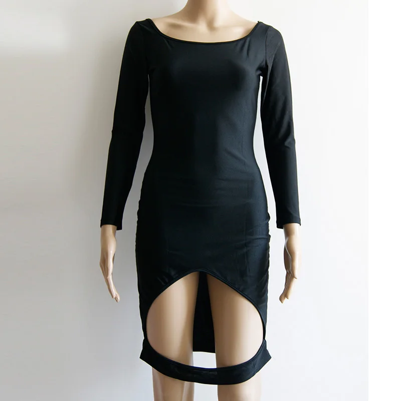 Slash Средства ухода за кожей шеи Оболочка Bodycon платье Для женщин Демисезонный