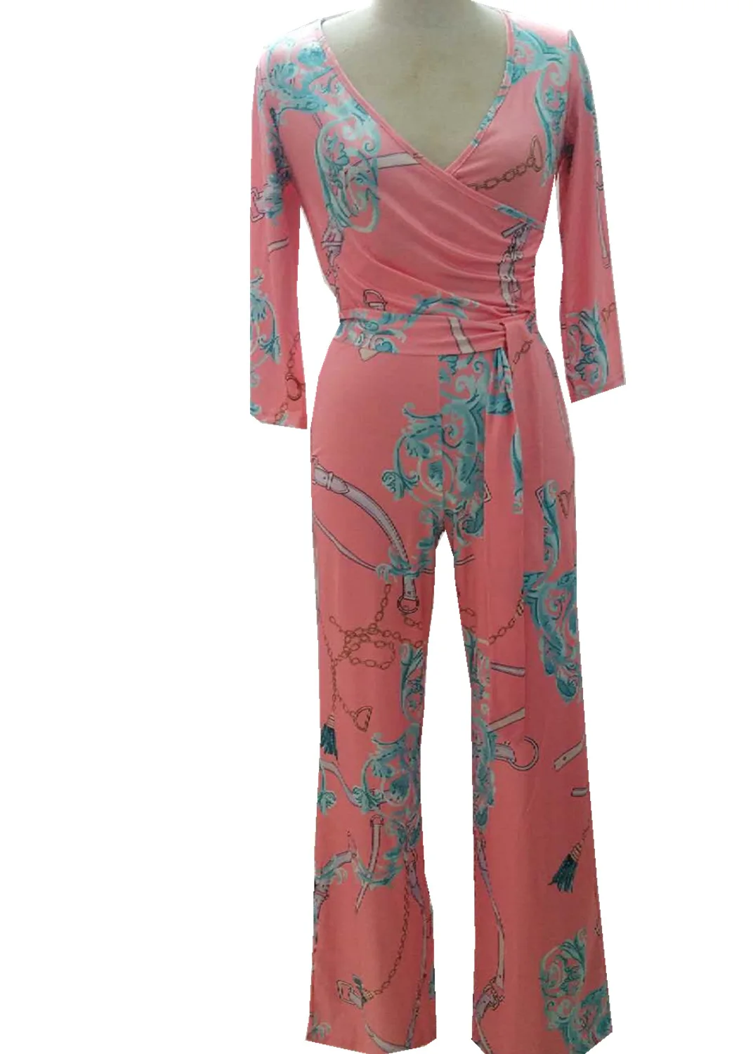2019 европейский и американский женский сексуальный комбинезон с v образным