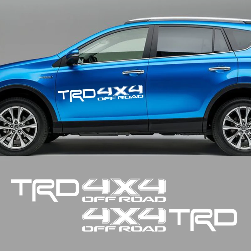 2 шт. автомобильные наклейки на двери для Toyota RAV4 Avalon Aygo Land Cruiser|Наклейки