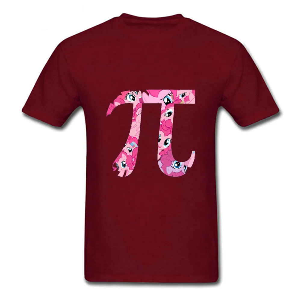 Math Pi My Little Pony/креативная футболка с изображением радуги и сумерек; футболка с интересным рисунком из мультфильма для молодых детей; хлопковая розовая Милая футболка с графикой