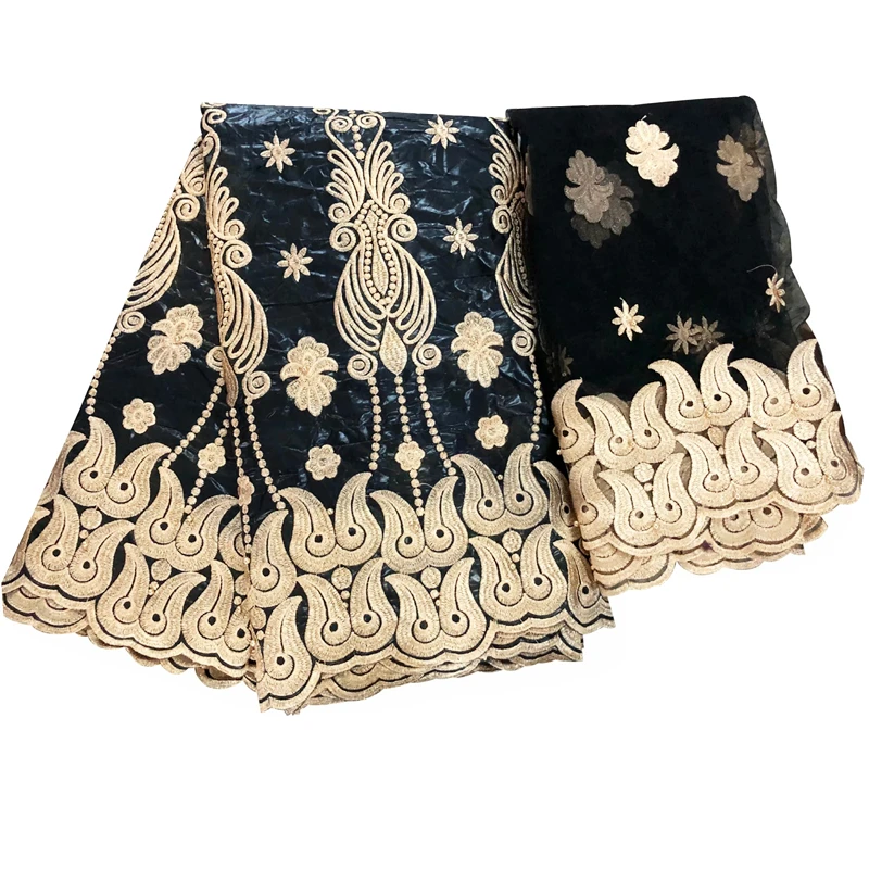 

white latest african laces 2019 embroidery bazin riche fabric with tulle lace african bazin bazin riche getzner fabric for party