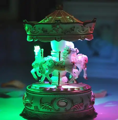 Классный фонарик музыкальная карусель коробка | Дом и сад