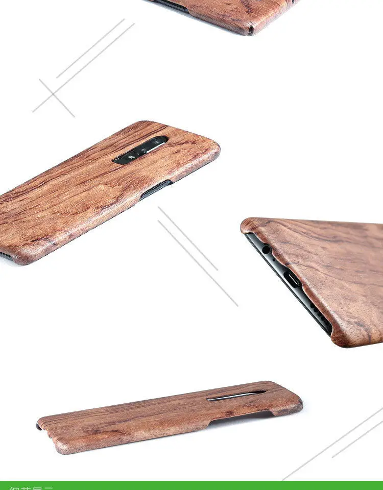 For Oneplus 8T 6T 6 7 10 Pro 7T 8 /8 PRO/9 /9 pro Nord 2 CE walnut Enony Wood Rosewood MAHOGANY  Wooden Slim Back Case Cover