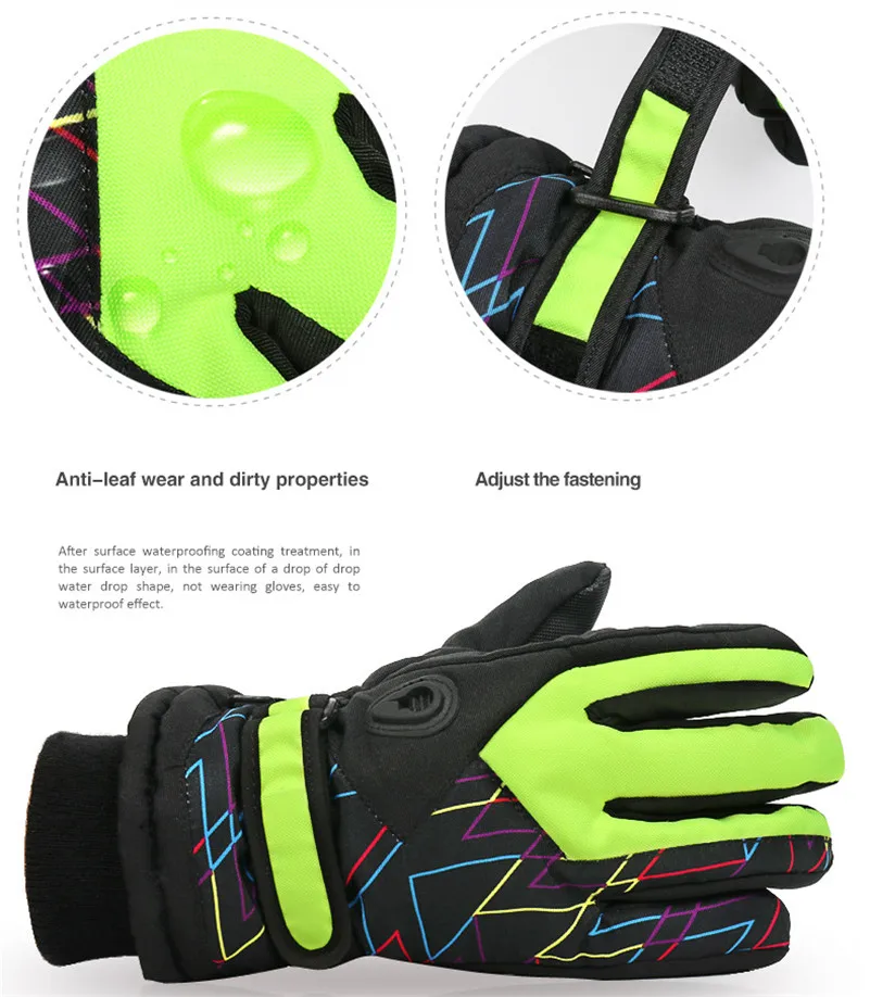 WEST BIKING Детские плотные теплые флисовые прочные Luva Guantes спортивные походные Guantes Ciclismo детские зимние велосипедные перчатки