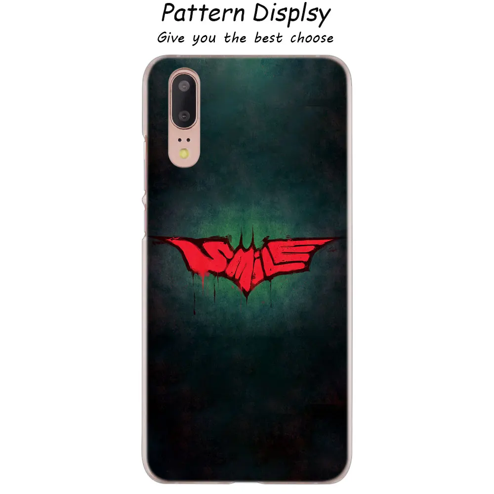 09 Модный прозрачный чехол MLLSE с логотипом Бэтмена для huawei P30 P20 P10 P9 P8 Lite P30 P20 Pro Mini P Smart Plus - Цвет: 09