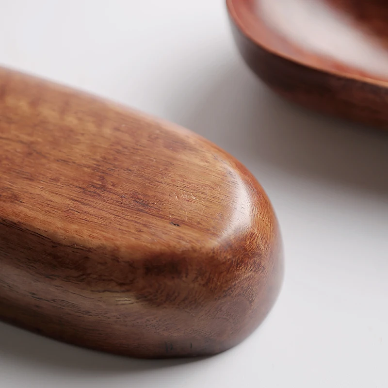 Creative Ferry Shape Dinner Plate Japanese Cuisine Sushi Handmade Wood Tableware Dessert Fruit Tray Snacks Dish Dinnerware | Дом и сад