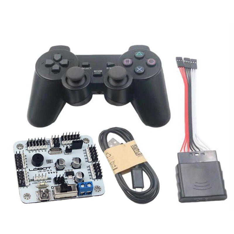 LOBOT робота 6 Bluetooth 4 0 24 32 канала сервоконтроллер PS2 ручки контроллера USB подключение