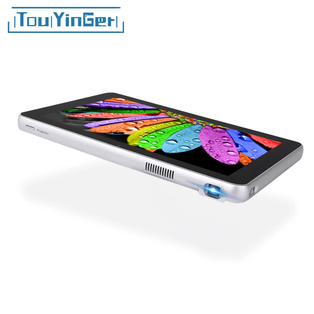 Touyinger S8 DLP Tablet PC проектор Android Wi Fi Bluetooth Портативный Smart Proyector Батарея Touch Pad Главная