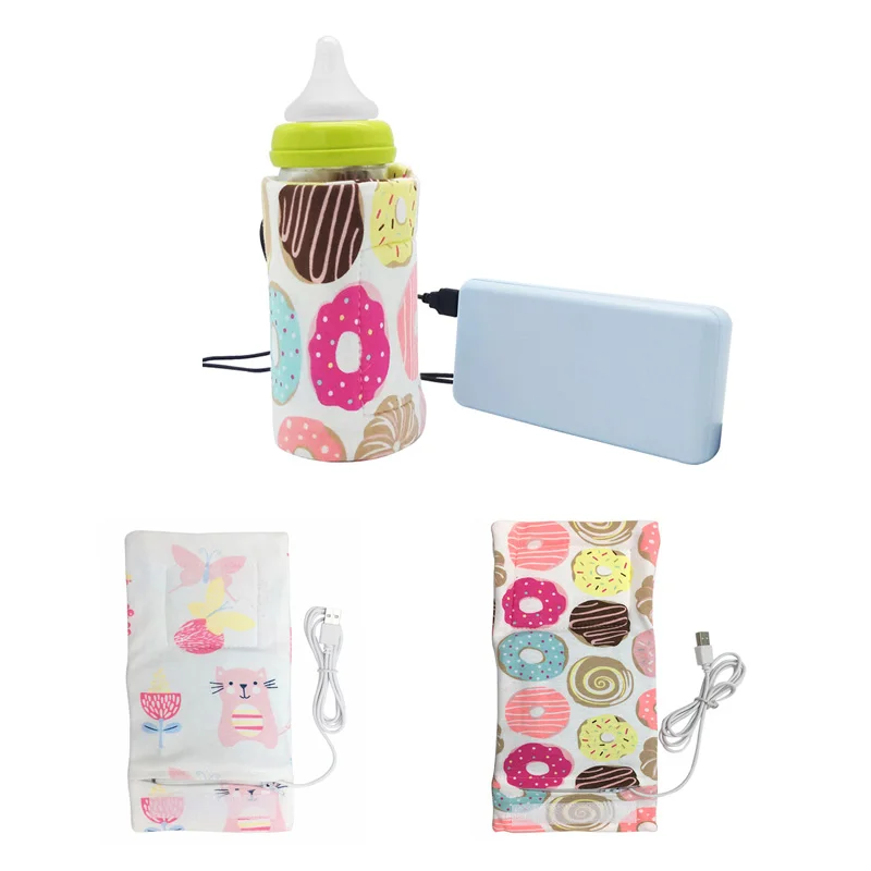 Детский USB подогреватель бутылочек портативный дорожный для молока кормления