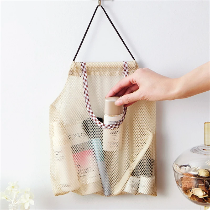 1pc Kitchen Accessories Multifunction Vegetable Storage Mesh Bag Fruit Wall Hanging Gadgets Tool | Дом и сад