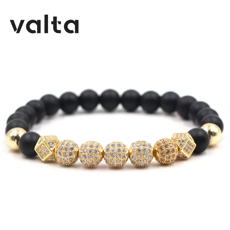 Мужской браслет с бусинами гематит любовник природными камнями pulseras mujer moda 2018