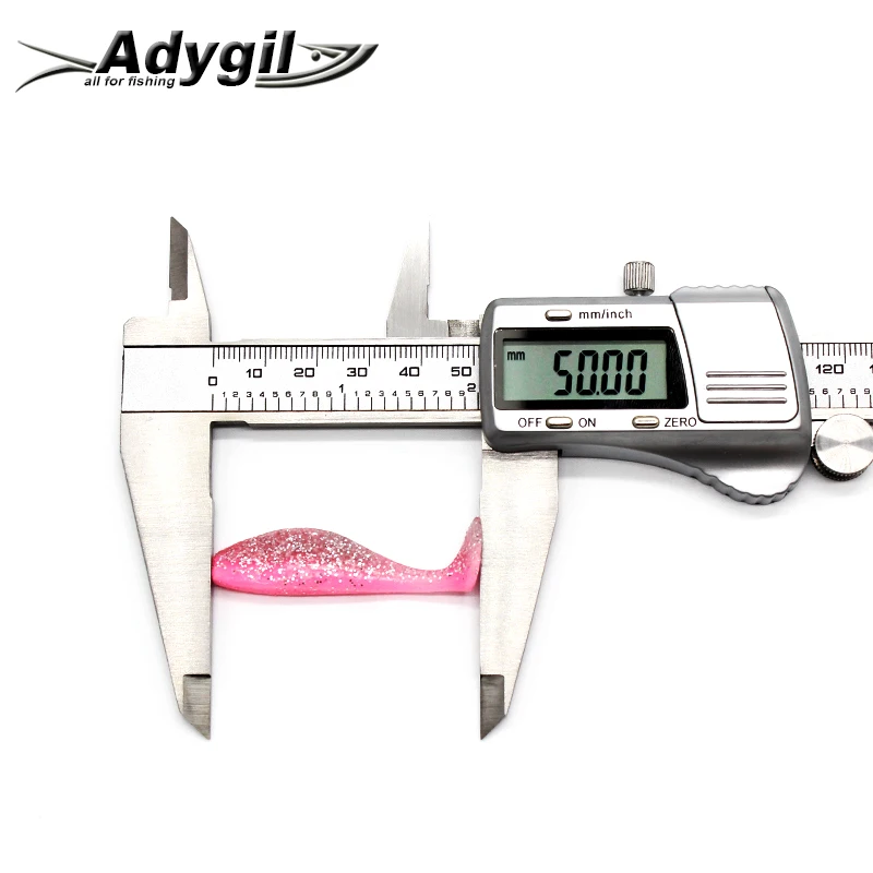 ADYGIL Рыболовная Приманка Мягкая силиконовая приманка ADSL202/SH50 10 шт 50 мм 2 5 г|Наживки