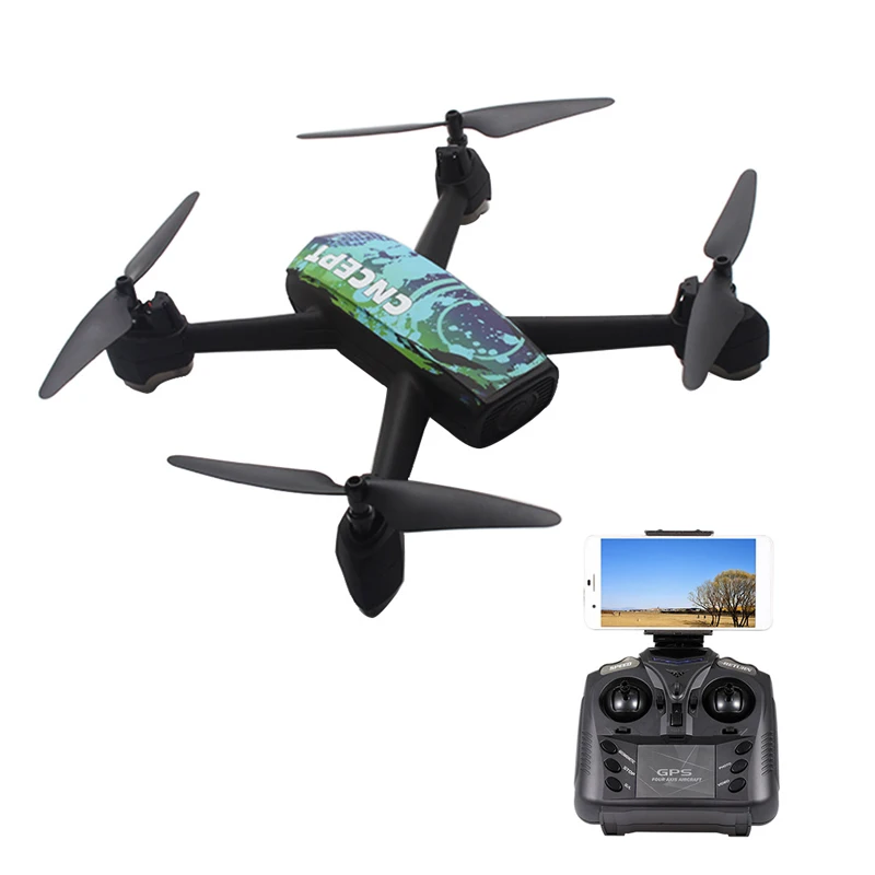 JXD 518 RC Квадрокоптер 720 P HD камера wifi FPV gps горная точка Дрон 2 4 ГГц 6 оси гироскоп мини