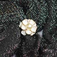 2022 new camellia crystal flowers brooches rhinestone broaches pearl scarf brooches lapel pin for women bag broches jewelry gift