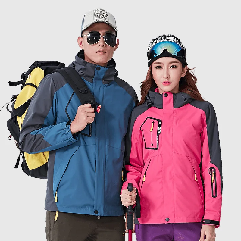 

Men's assault clothing three in one female detachable liner autumn winter warm coat fleece climbing suit.