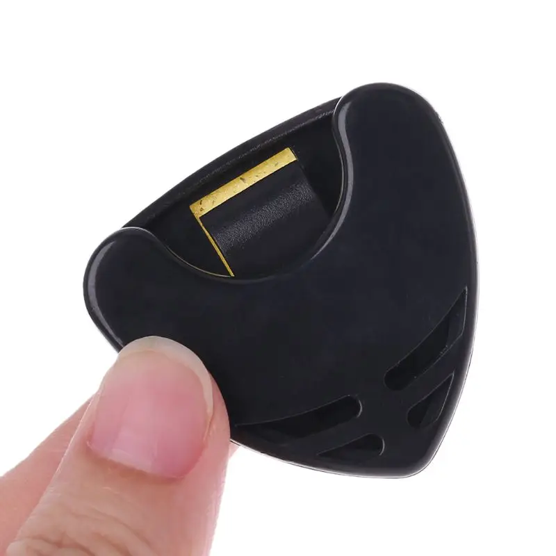 

5PCS Guitar Pick Mediator Holder Plastic Plectrum Case Mediator Quick Storage Adhesive Triangle Shape Drop Shipping