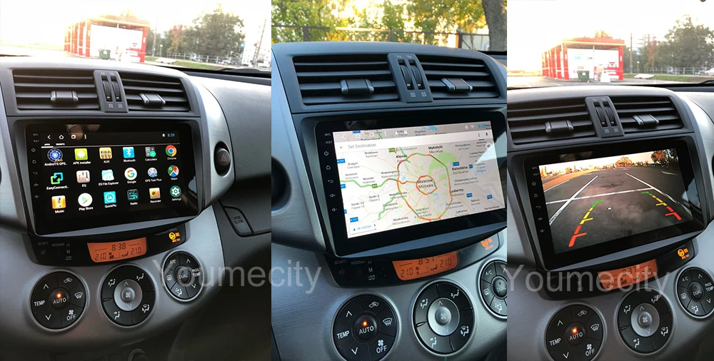 Автомобильный Dvd мультимедийный плеер Youmecity для Toyota RAV4 Rav 4 2007 2008 2009 2010 2011 2din Gps Wifi Rds Android 9,0 Carplay 8 ядер