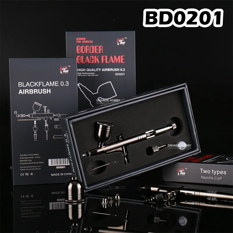OHS Border BD0201 модель BlackFlame спрей работа моделирование Искусство Аэрограф 0 3 мм хобби