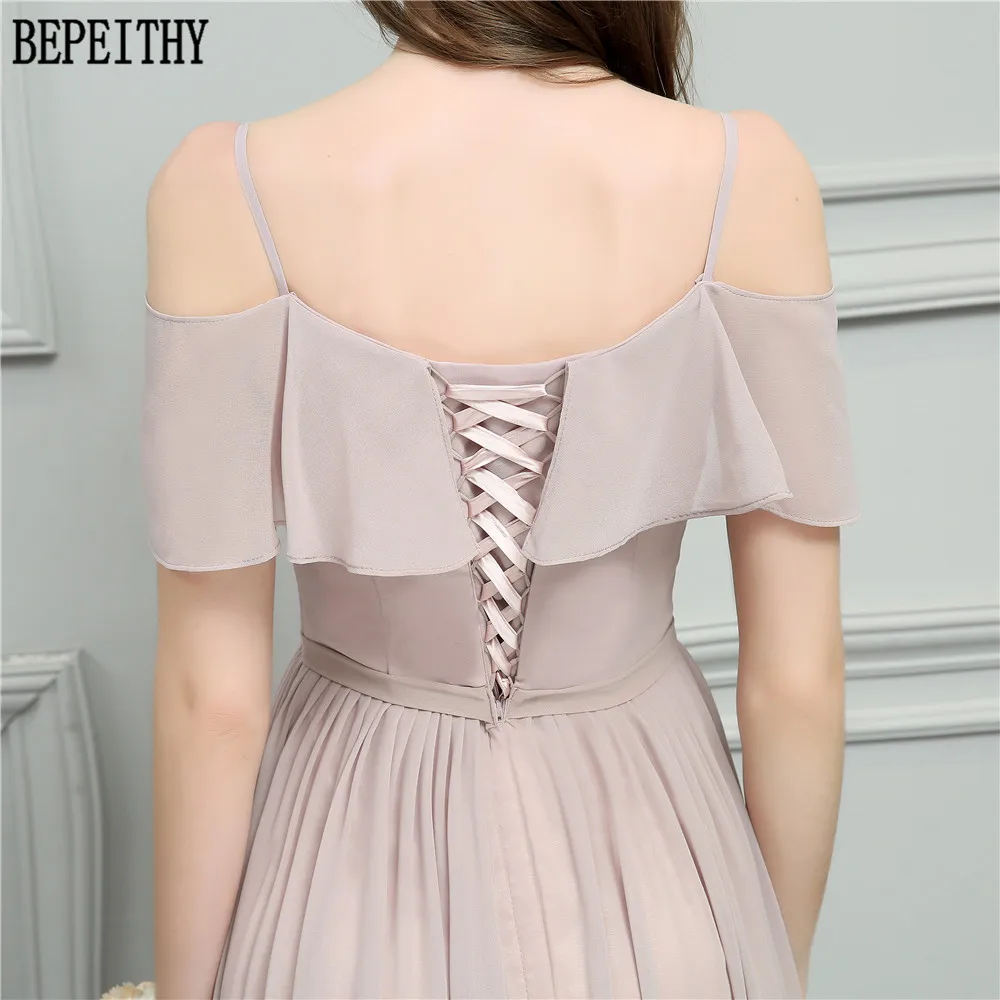 Женское шифоновое платье трапеция BEPEITHY длинное подружки невесты 2019|bridesmaids designer