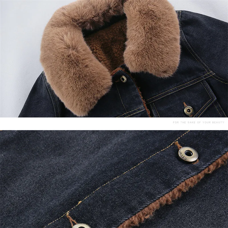 Зимняя женская джинсовая хлопковая куртка новинка 2018 утепленная верхняя одежда