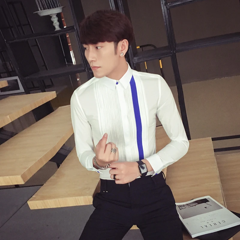 Новинка 2017 мужская одежда певец Bigbang Женская весенняя для парикмахера Корейская