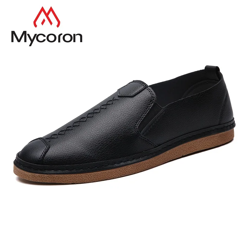 MYCORON/Новое поступление мужские лоферы мягкая обувь мужская повседневная для