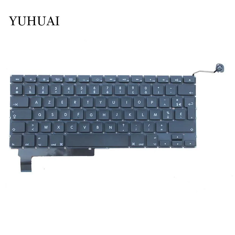 Новый Macbook Pro 15 "A1286 MB985 MB986 MC371 MC372 MC373 MC721 MC723 MD103 MD104 Французский FR Клавиатура