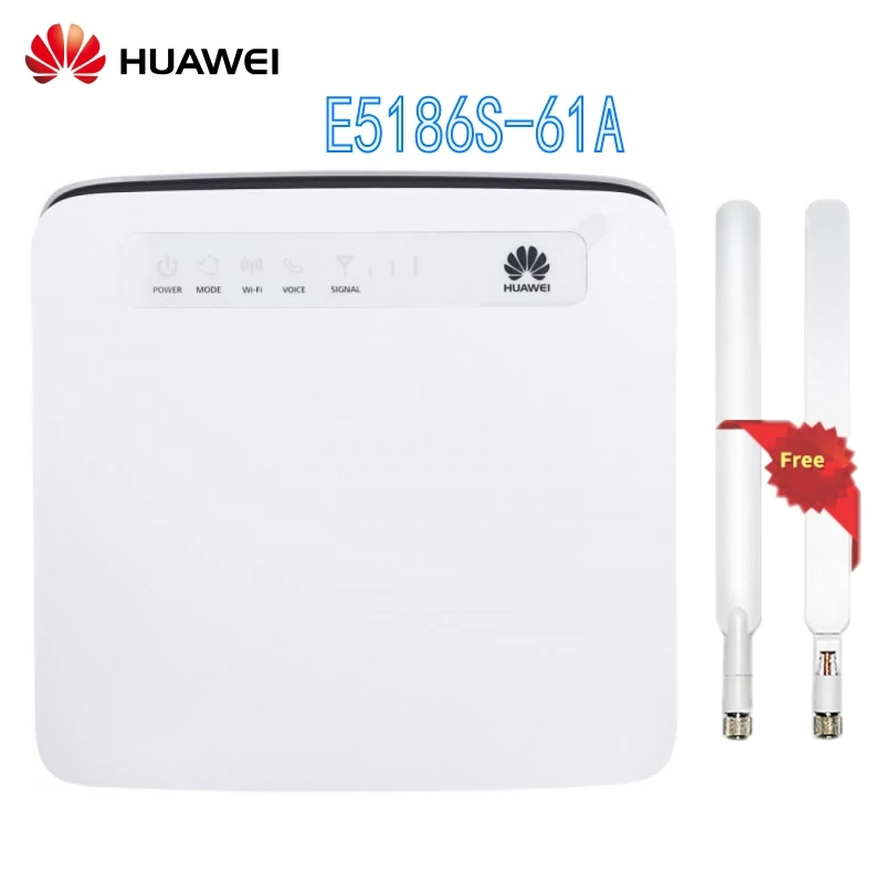 Разблокированный Huawei E5186 E5186s 61a с антенной 4G LTE CAT6 300 Мбит/с CPE беспроводной