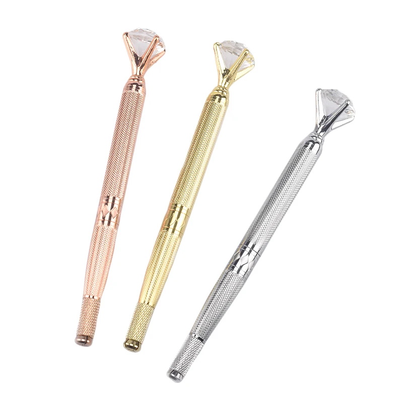 1 шт. кристальная акриловая Алмазная ручка для татуажа бровей перманентного